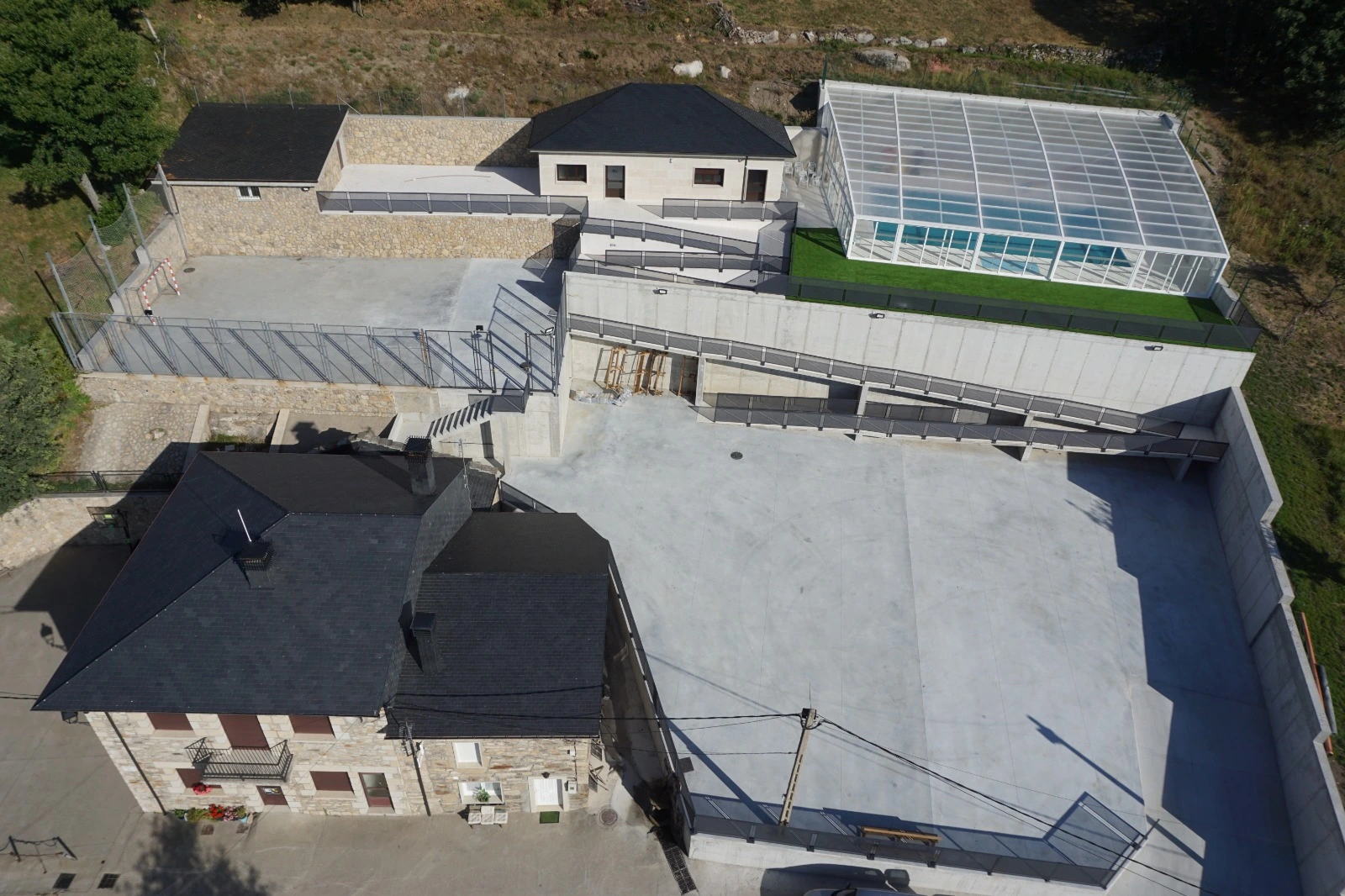 Área recreativa en Hedroso